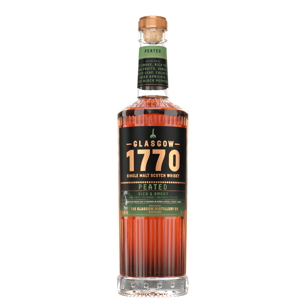 Glasgow 1770 Peated - Single Malt Whisky, 70cl