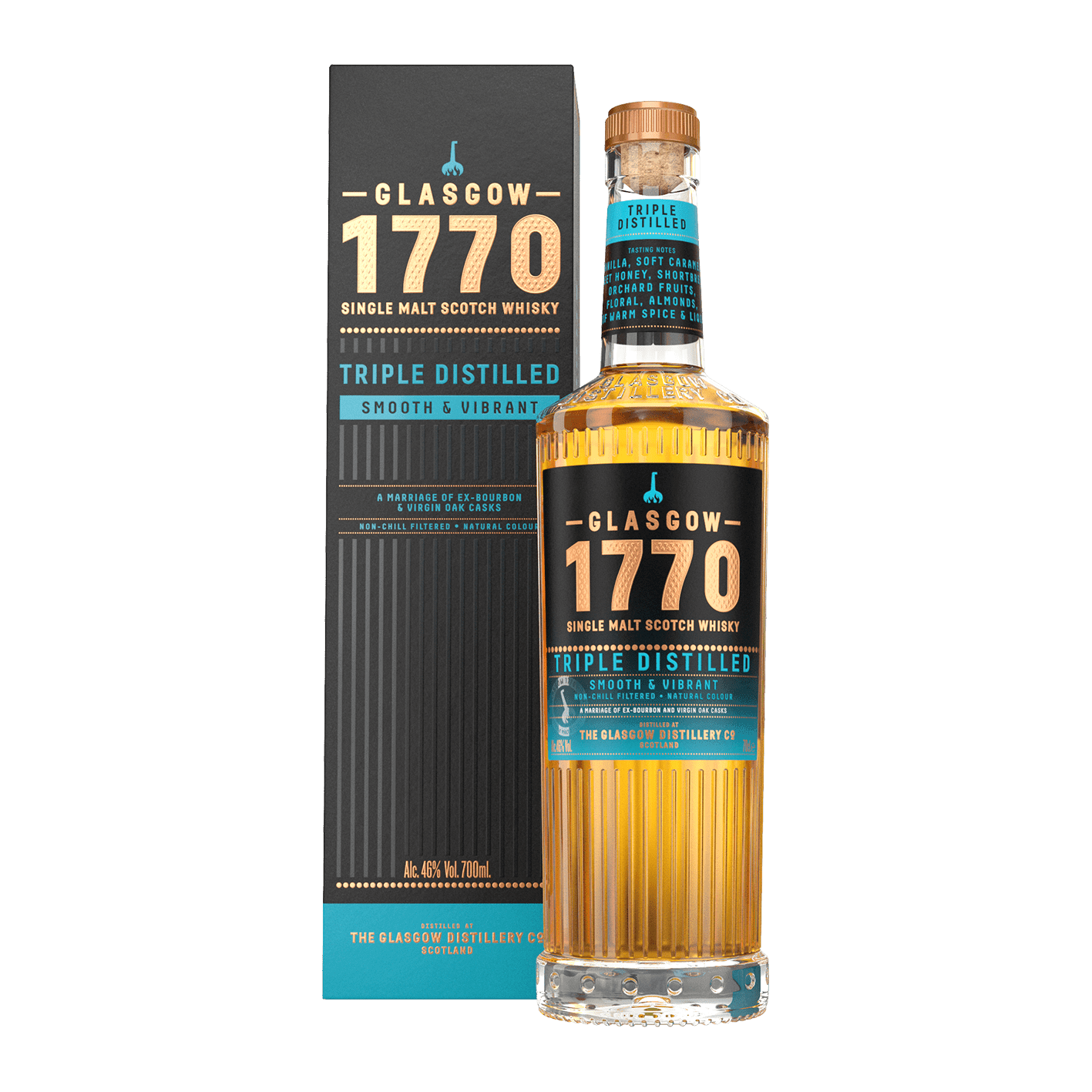 Glasgow, 1770 Release 3 Triple Distilled Whisky