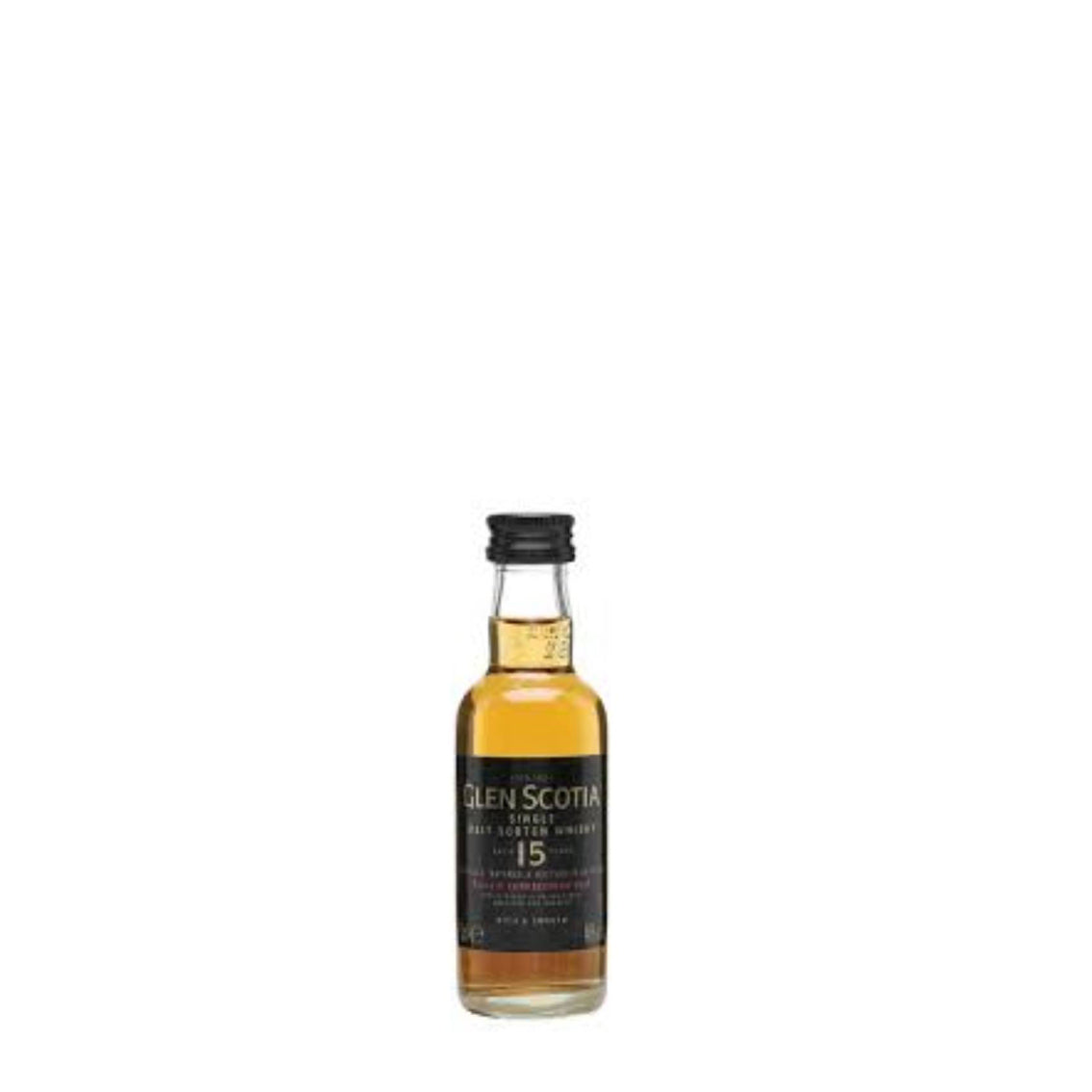 Glen Scotia, 15 Single Malt Whisky, 5cl - Miniature
