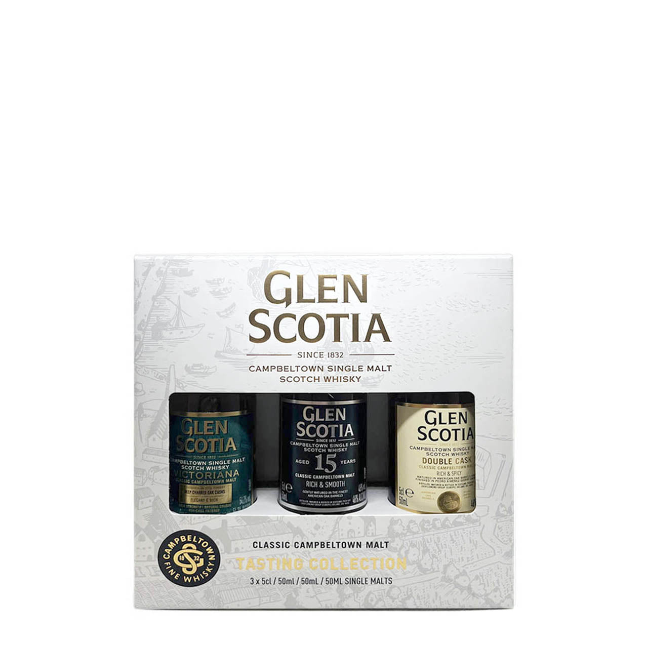 Glen Scotia, 3 x 5cl Gift Set Whisky