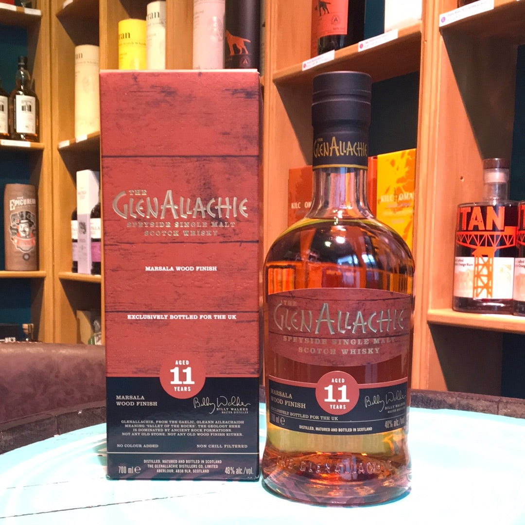 GlenAllachie, 11 whisky con acabado en madera Marsala 