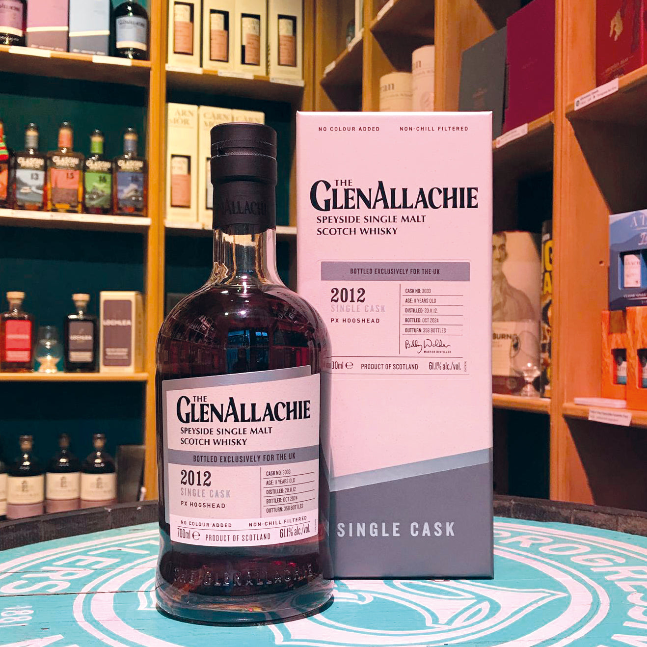 GlenAllachie Single Cask, 11 year old, 2012, Cask #3033, Single Malt Whisky