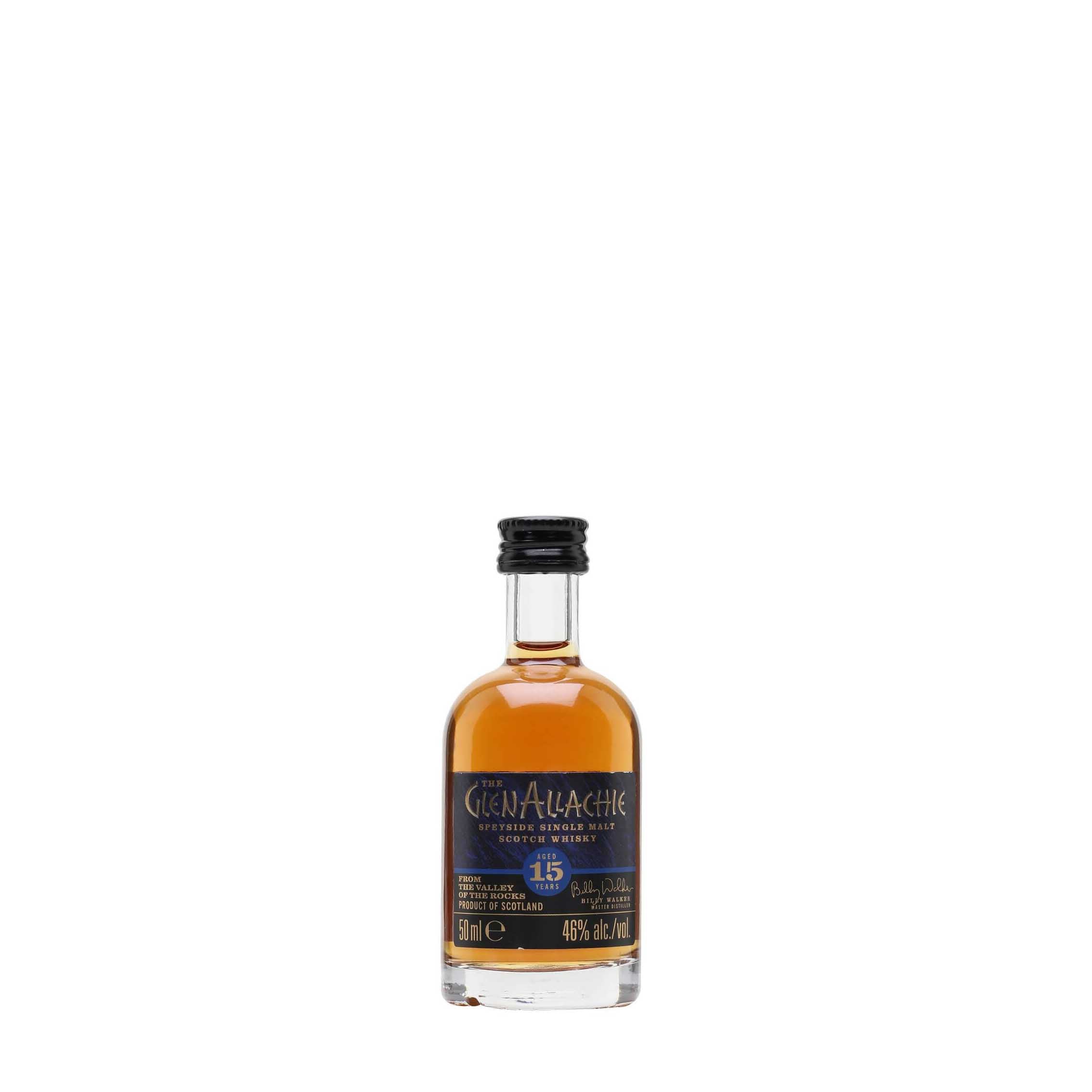 Glenallachie, 15 Single Malt Whisky, 5cl - Miniature
