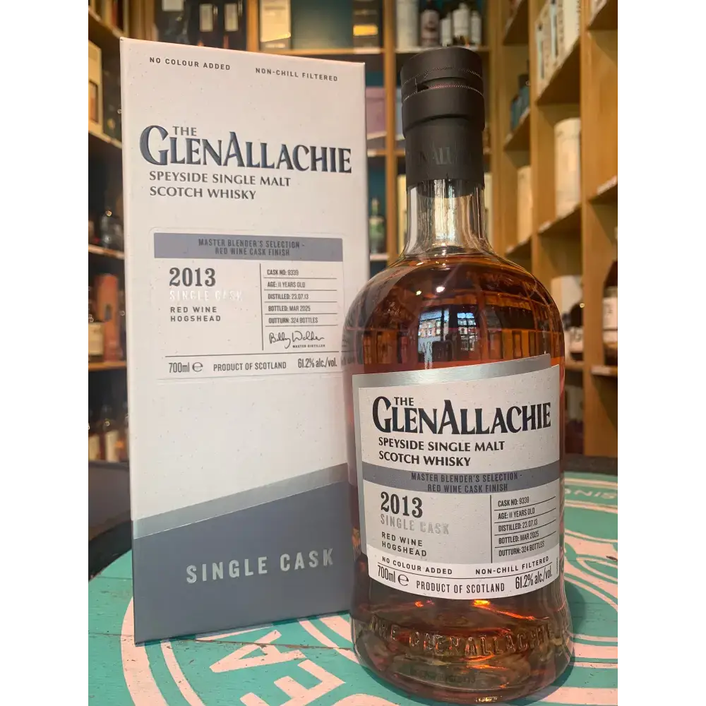Glenallachie 2013 Red Wine Cask Finish Single #9339 - Malt Whisky