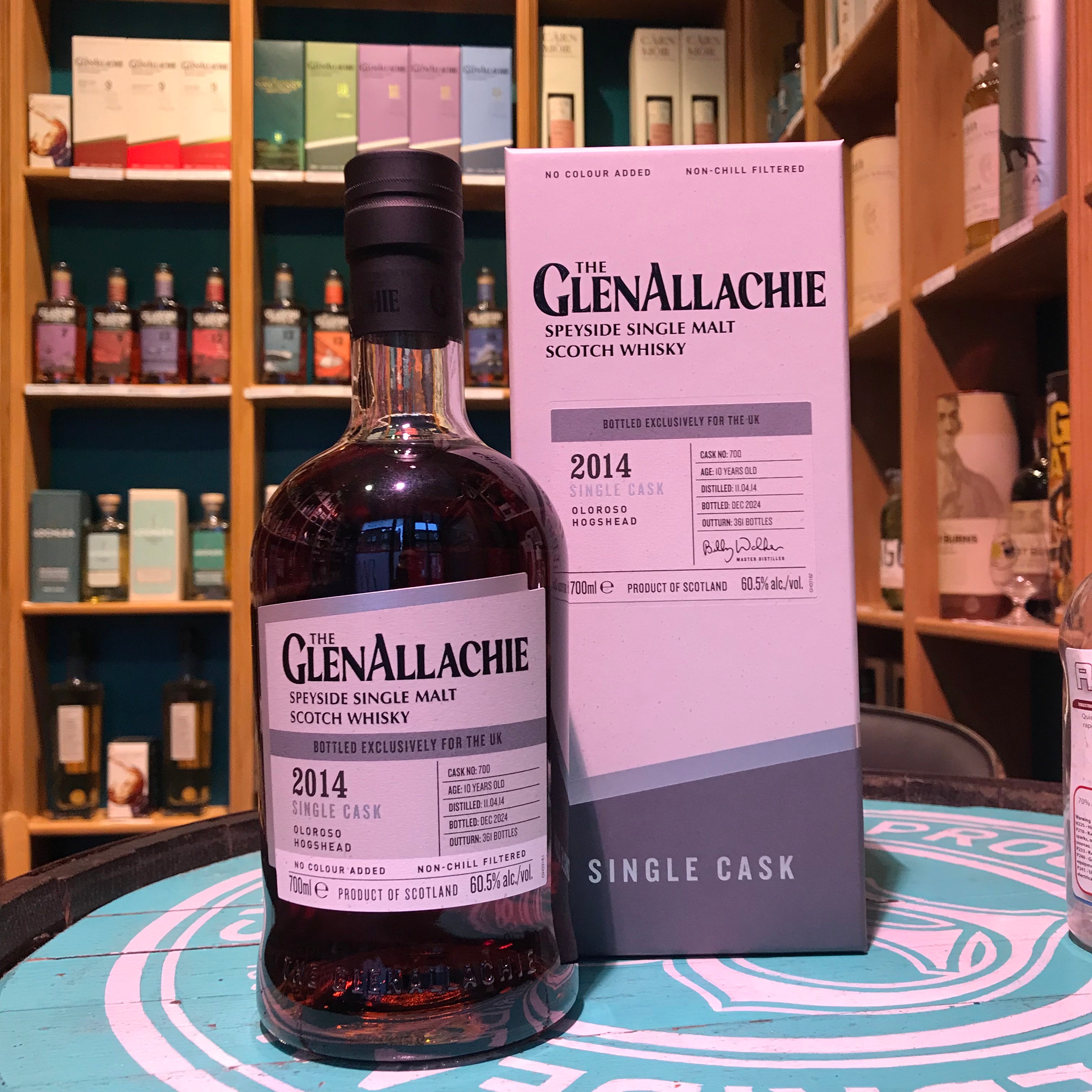 Glenallachie 2014, Oloroso Hogshead Single Cask: whisky de pura malta