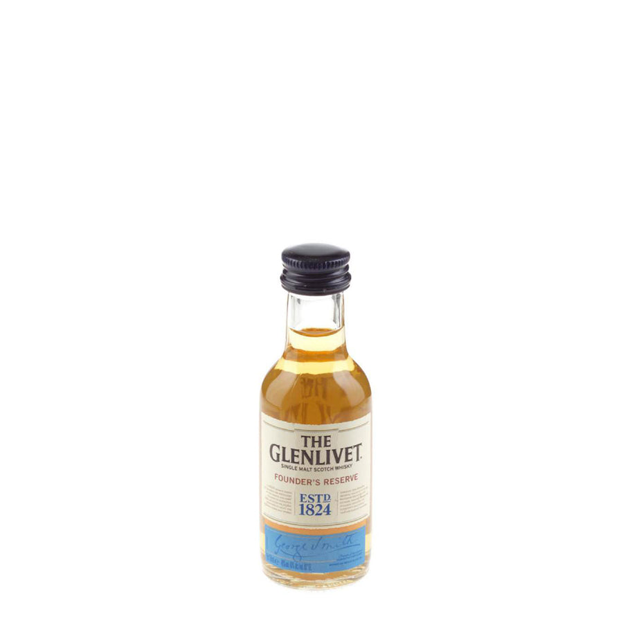 Glenlivet Founders Reserve Single Malt Whisky, 5cl - miniature