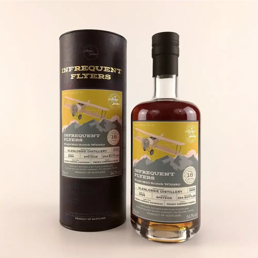 Glenlossie 2009 16 years #Cask 9096 Single Malt Whisky - Infrequent Flyers - 70cl