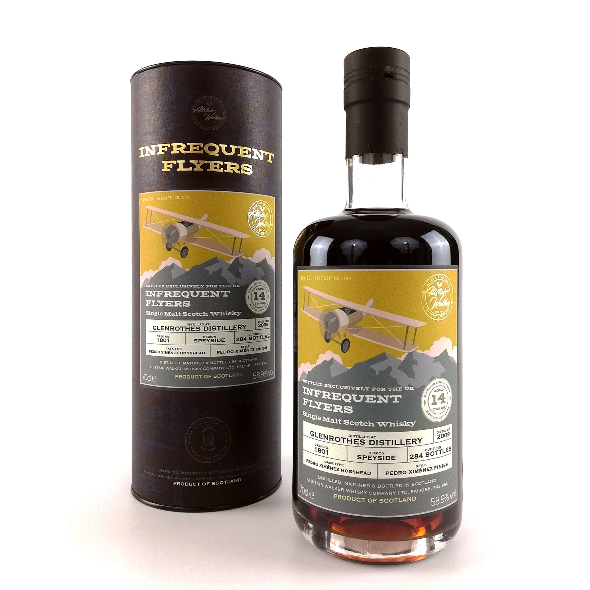 Glenrothes 14, Single Cask, Pedro Ximénez Single Malt Whisky - Infrequent Flyers