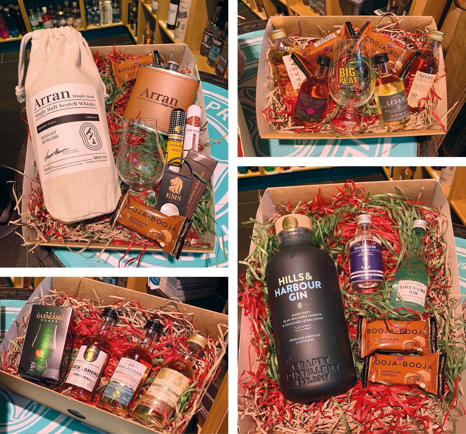 Hamper Gift Wrap with Personalised Tasting Booklet