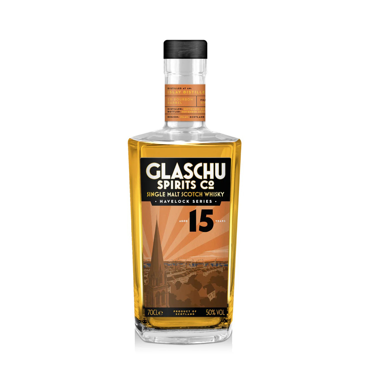 Islay Single Malt 15, Single Cask, Ex-bourbon Barrel Single Malt Whisky - Glaschu Spirits Co