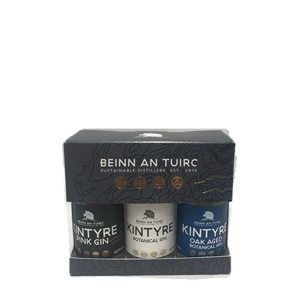 Kintyre Gin - Gift pack 3x5cl