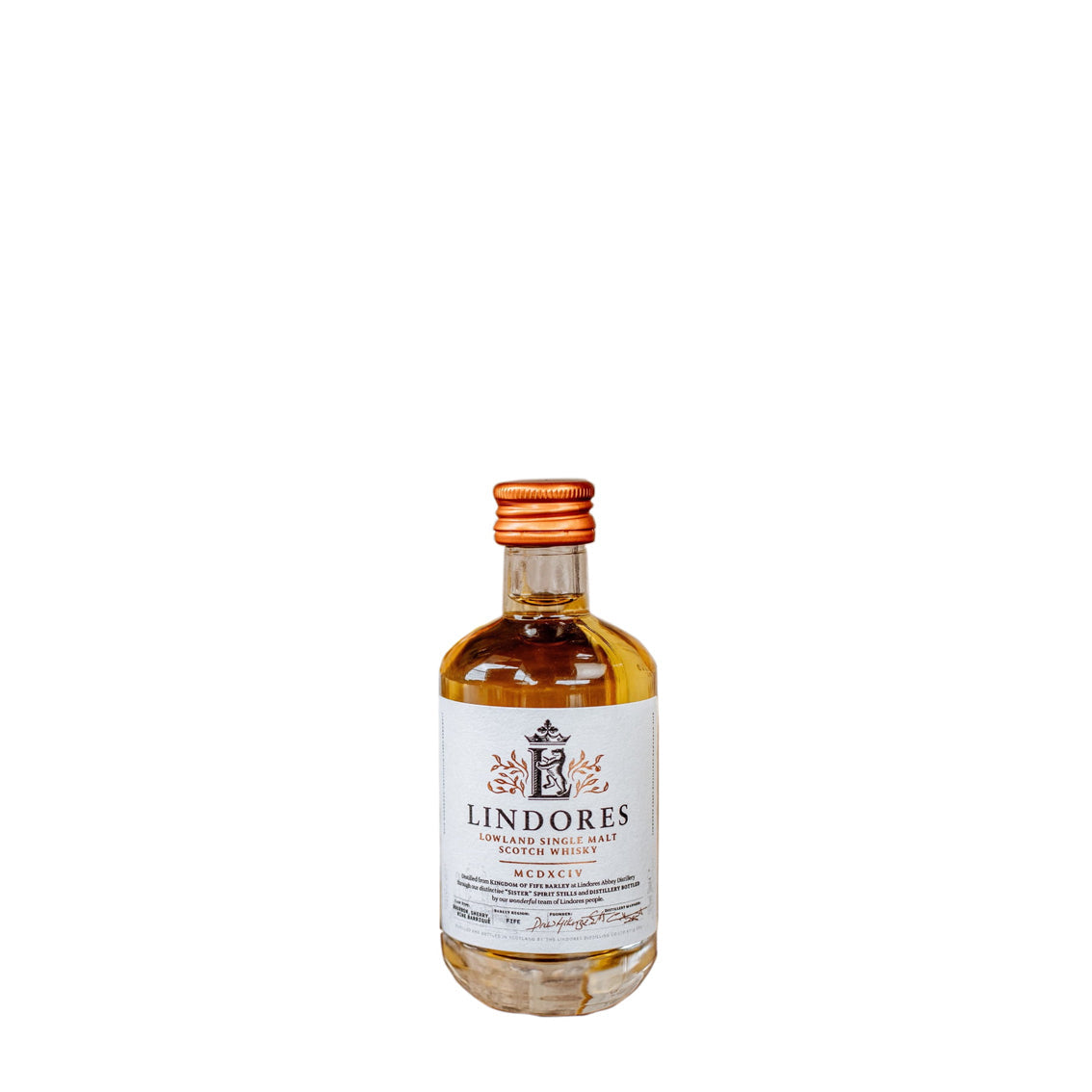 Lindores Abbey MCDXCIV Core Single Malt Whisky, 5cl - Miniature