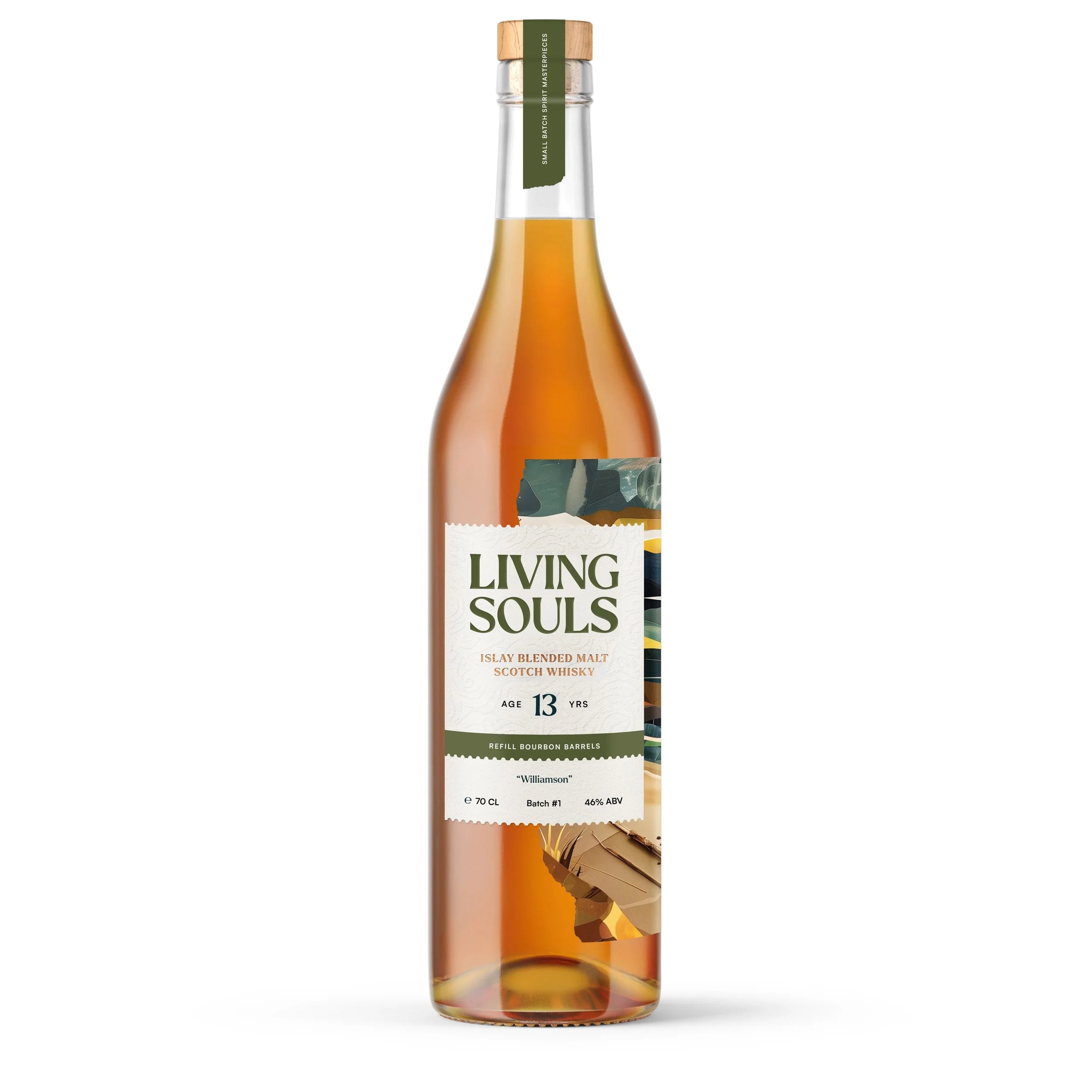Living Souls, Islay Blended 13 Williamson - Blended Malt Scotch Whisky, 70cl