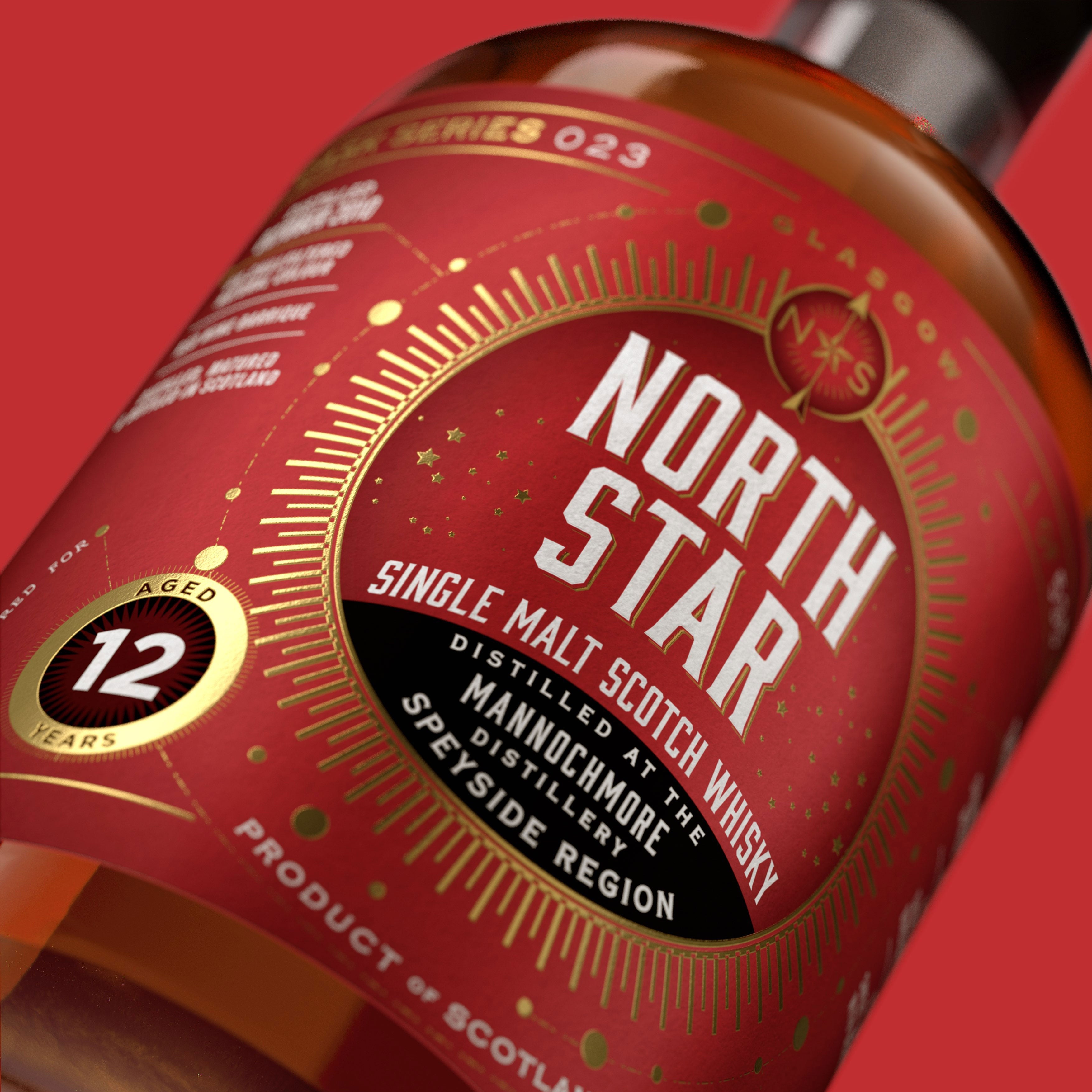 Mannochmore 12, barril de vino tinto, North Star Spirits - Whisky de pura malta