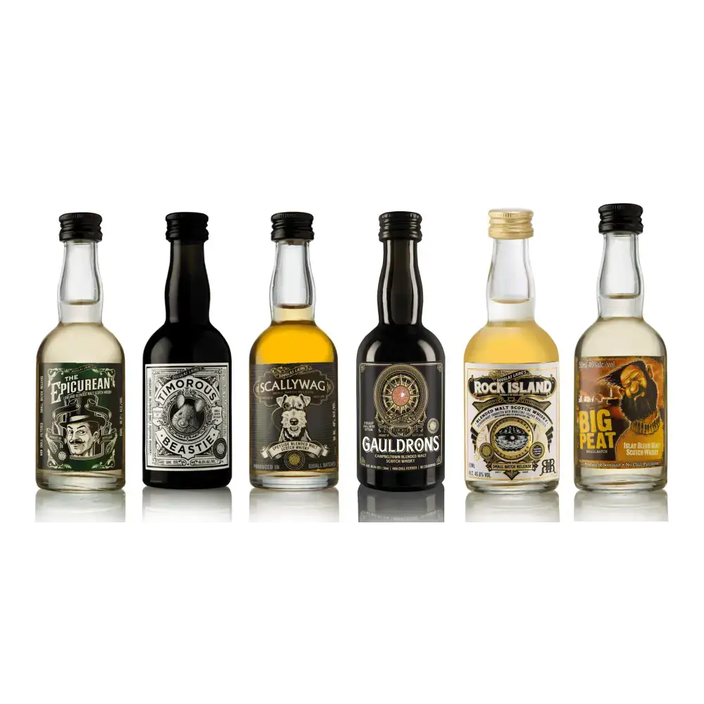 Remarkable Regional Malts Miniature pack (Douglas Laing) Whisky Blended Malt gift
