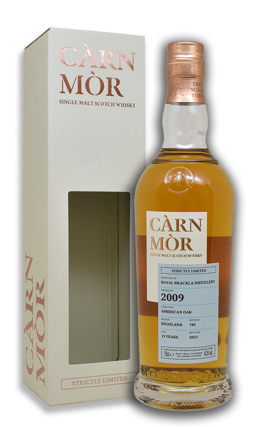 Royal Brackla, 2009, American Oak, Càrn Mòr - Morrison Whisky