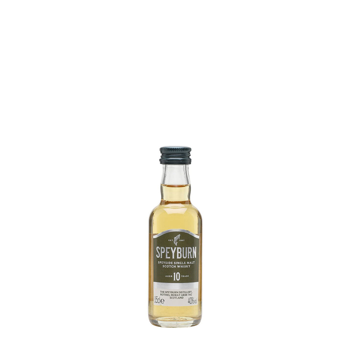 Speyburn 10 Whisky de malta única, 5 cl - miniatura