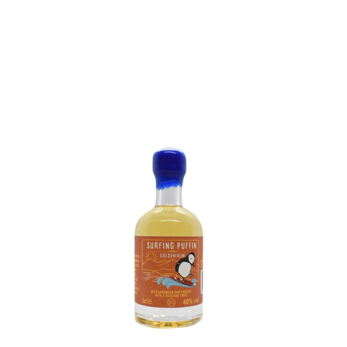 Surfing Puffin Golden Rum, 5cl - miniature