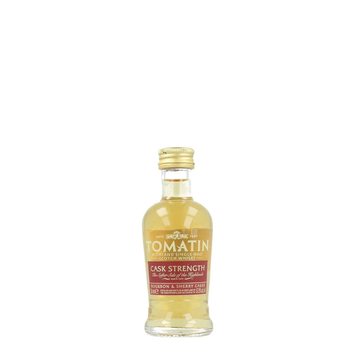 Tomatin, Cask Strength Single Malt Whisky, 5cl - Miniature