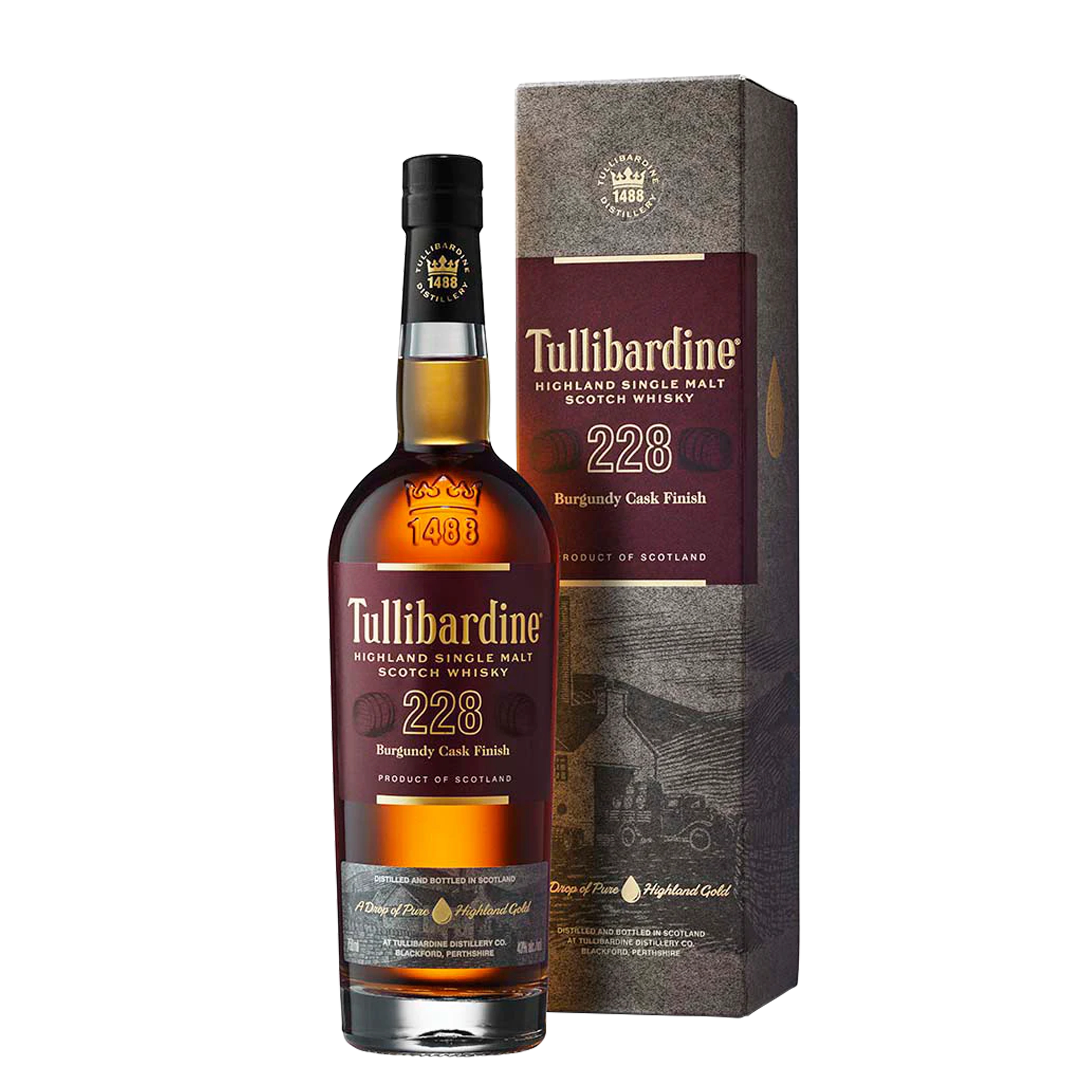 Tullibardine, whisky de barril de Borgoña 228