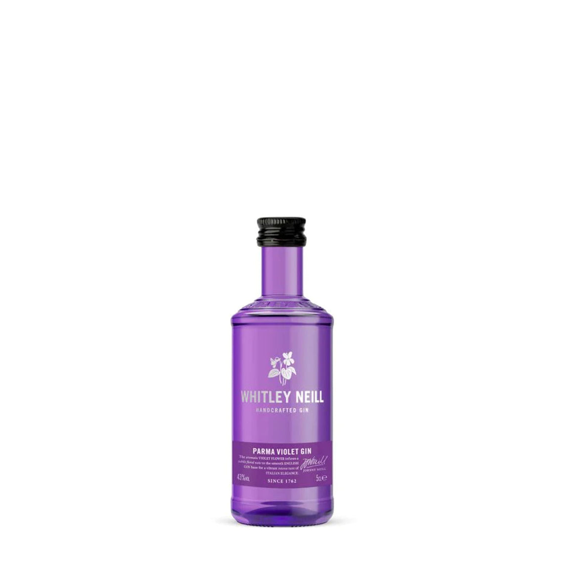Whitley Neill Parma Violet Gin, 5cl - Miniature