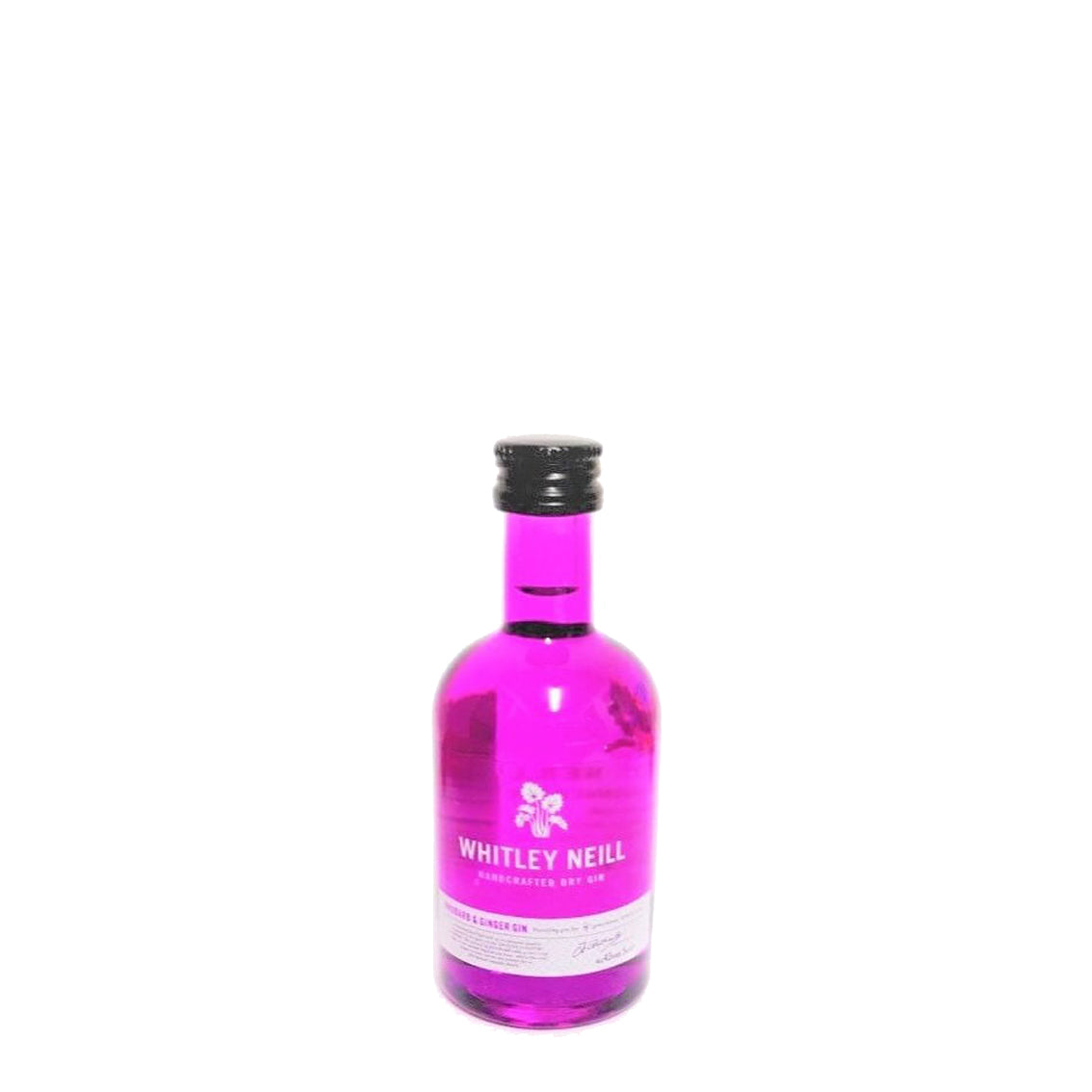 Whitley Neill Rhubarb & Ginger Gin, 5cl - Miniature