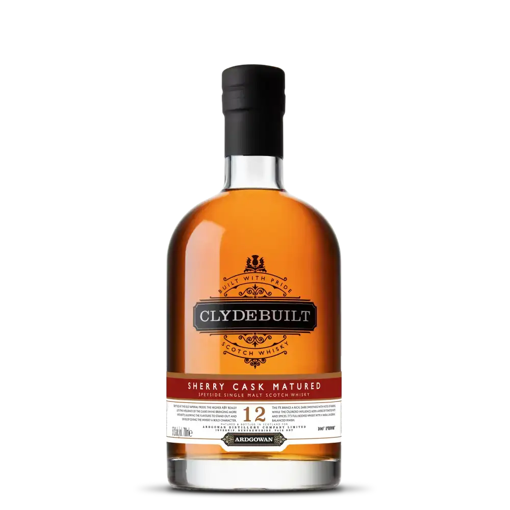 Ardgowan Clydebuilt 12 Year Old Sherry 100 Proof 57.1% Single Malt Whisky Blended 70cl