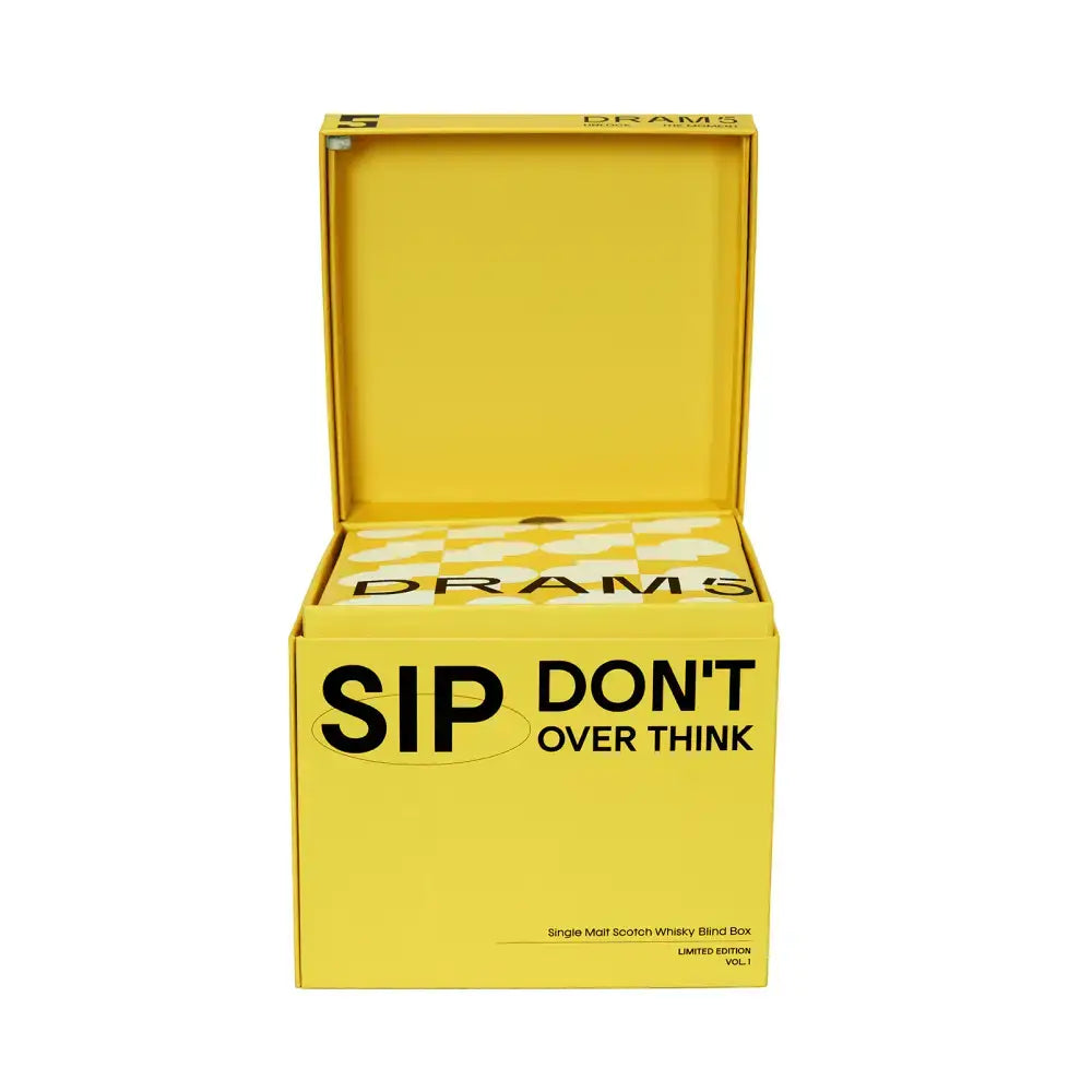 Dram5 BlindBox 5 x 50ml mystery gift set single cask malt whisky - Single Malt Whisky - 20cl