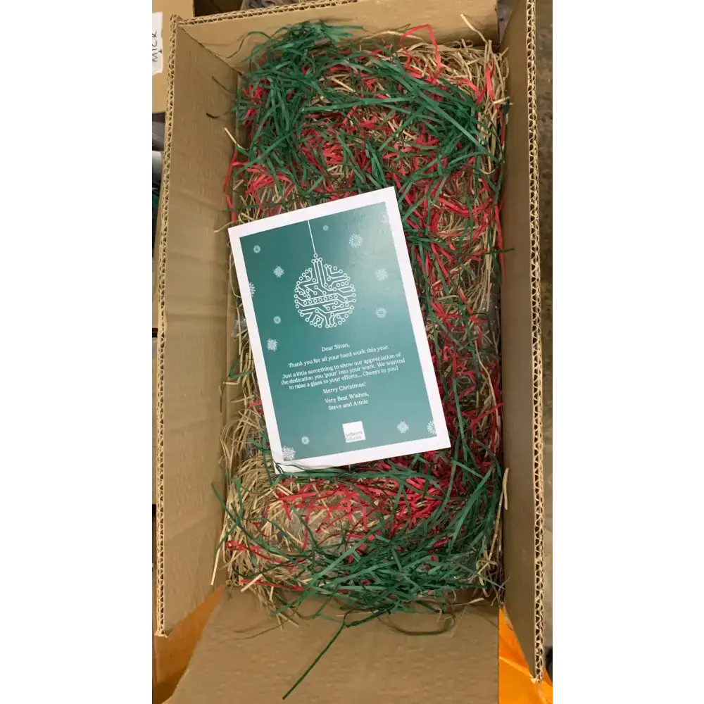 Gift Wrapping with Personalised Tasting Booklet