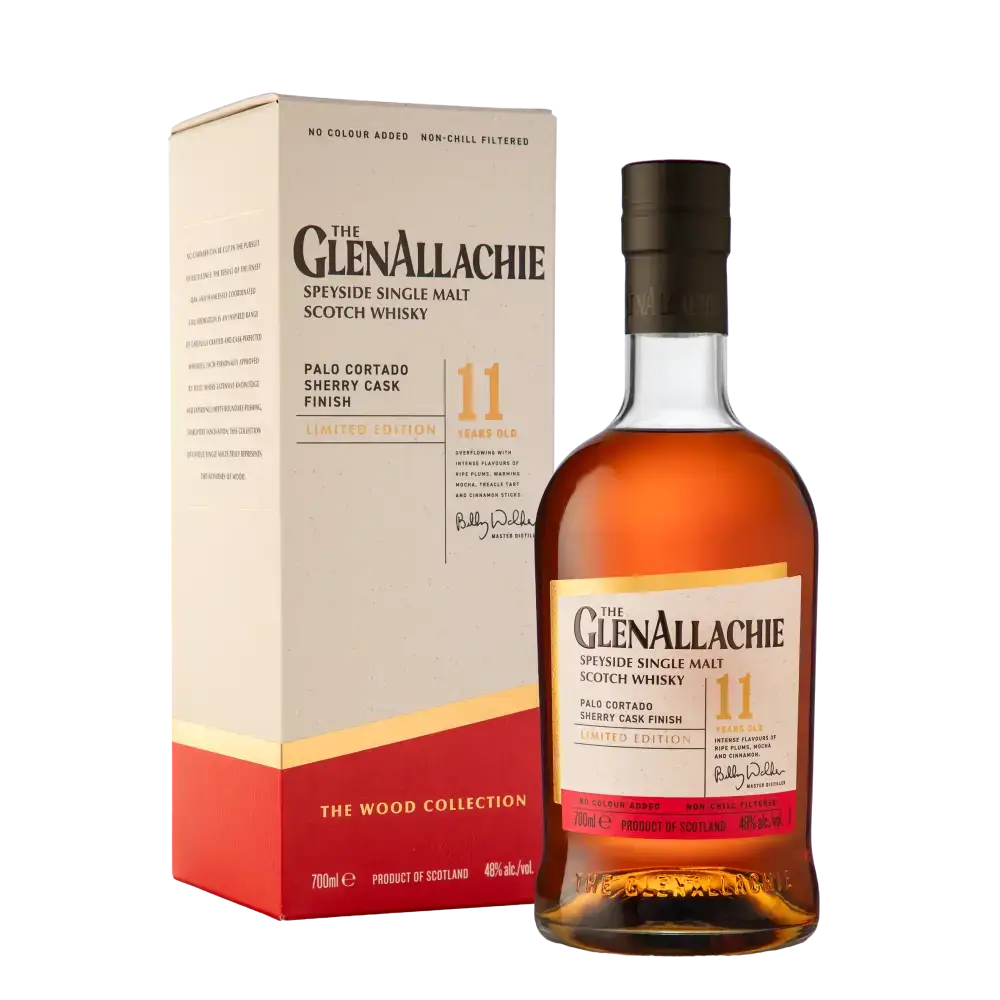 Glenallachie 11 The Wood Collection Palo Cortado Sherry Cask Finish Single Malt Whisky 70cl
