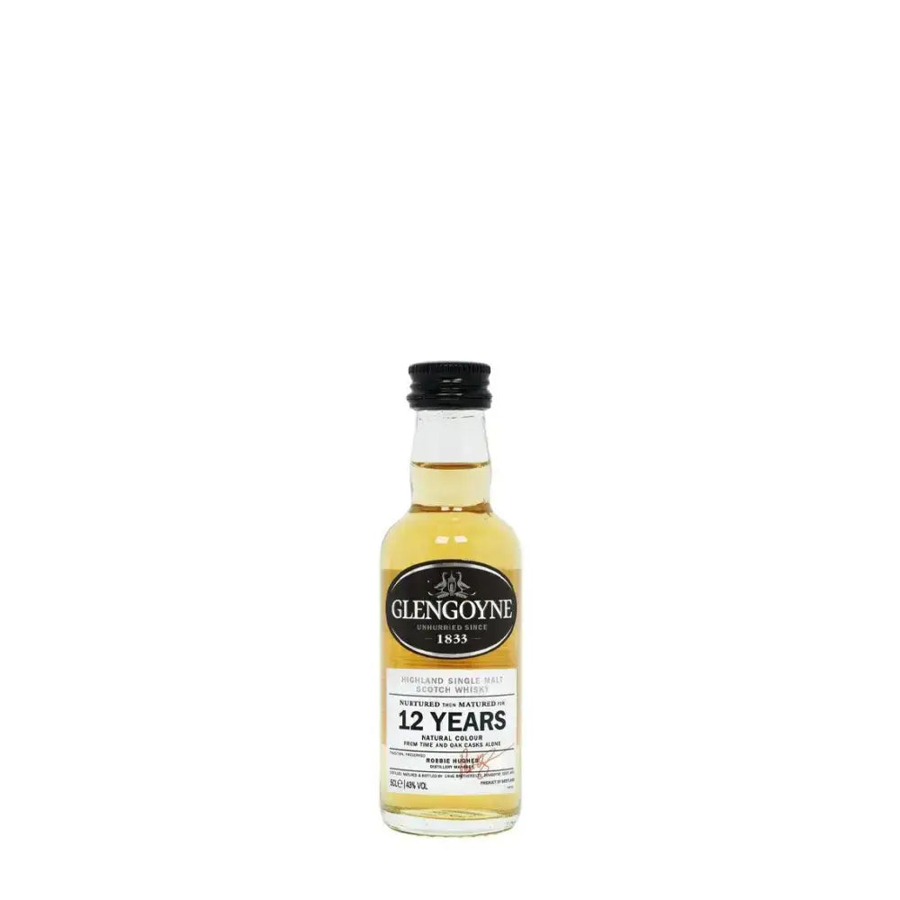 Glengoyne 12 - Single Malt Whisky 5cl Miniature - miniature