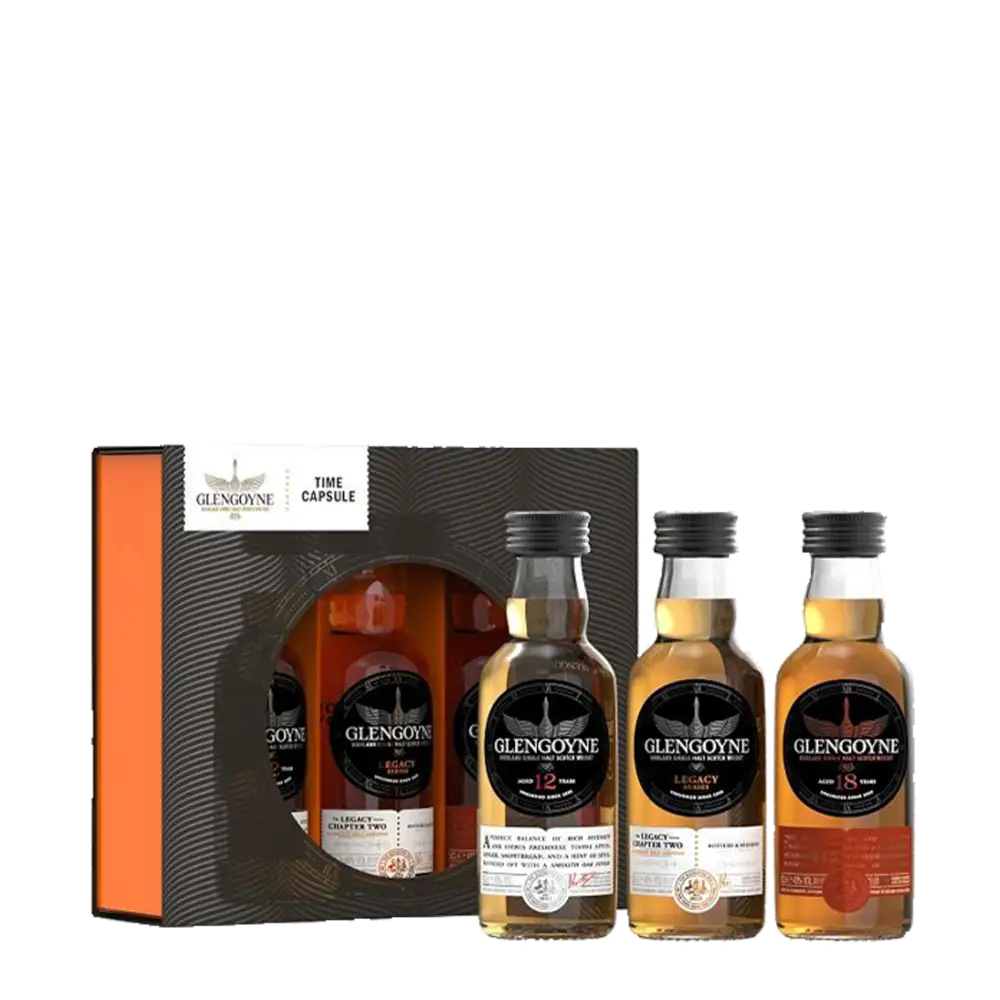 Glengoyne Time Capsule 3x5cl Gift Set Single Malt Whisky gift pack