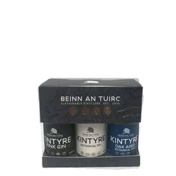 Kintyre Gin Gift pack 3x5cl gift