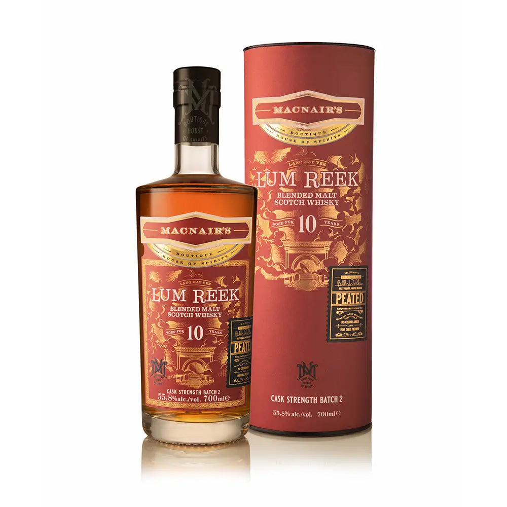 MacNair’s Lum Reek 10 Cask Strength Batch 2 Blended Malt Whisky - 70cl