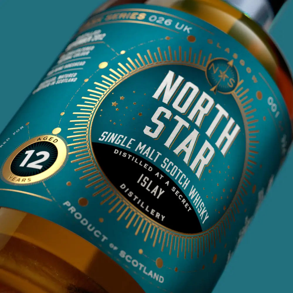 Secret Islay 12 North Star Spirits - Single Malt Whisky - 70cl