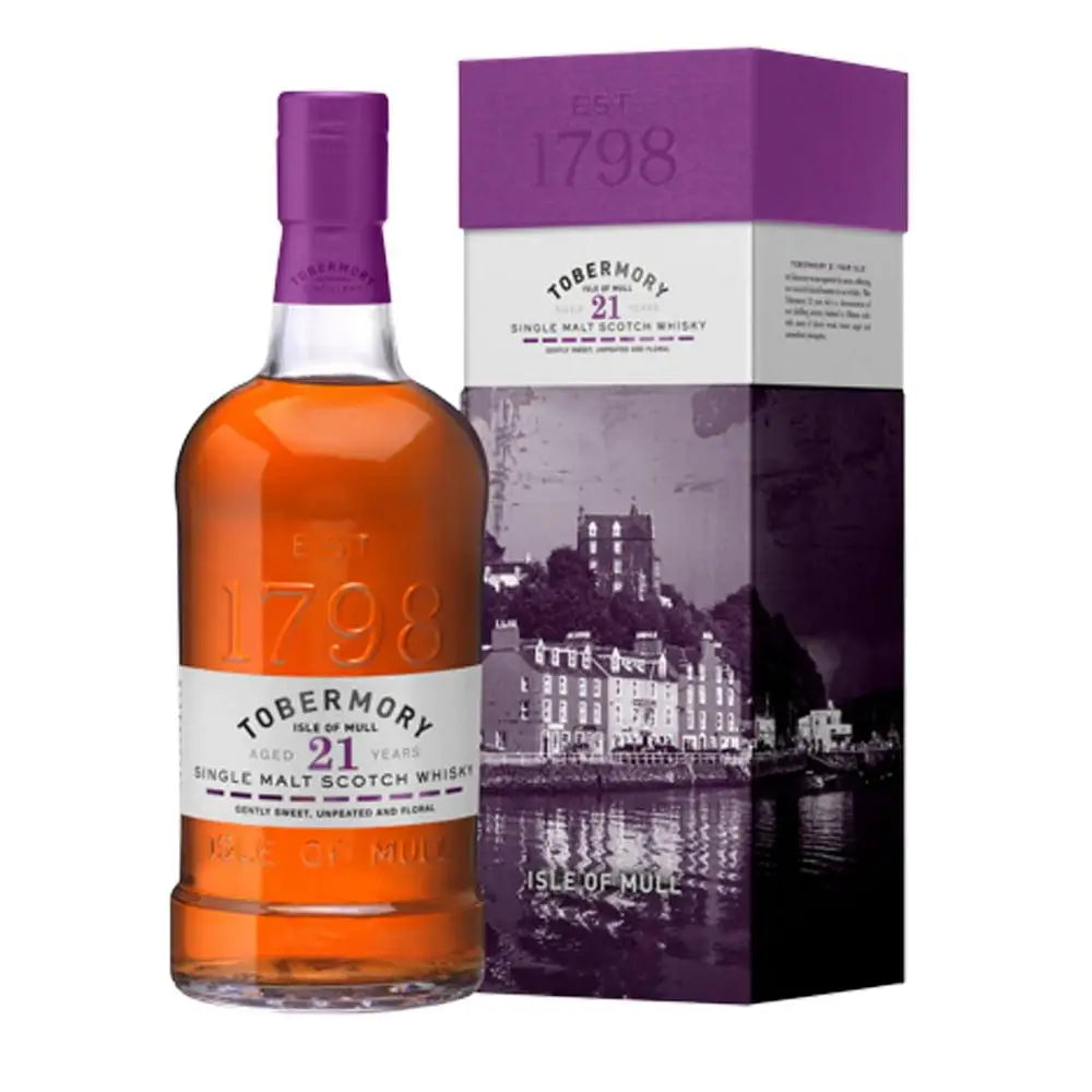Tobermory 21 Single Malt Whisky - 70cl